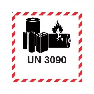 Marcação: Battery Mark UN3090 Marcação: Battery Mark UN3090