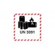 Marcação: Battery Mark UN3091 Marcação: Battery Mark UN3091