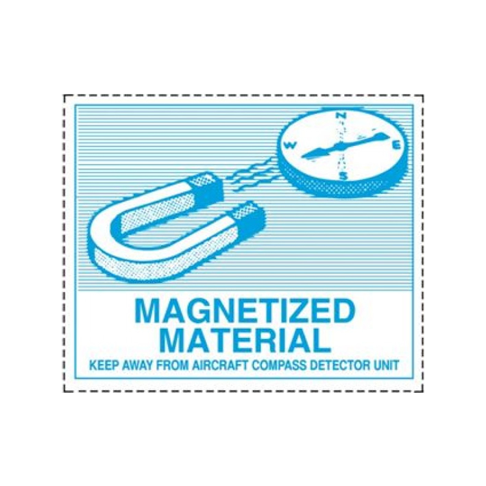Etiqueta de manuseamento: Magnetized Material